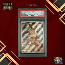 🇫🇷 EVOLI PSA 9 - PROMO SVP 173 EVOLUTION PRISMATIQUE FR EV Carte Pokemon 🇫🇷 - Image 1