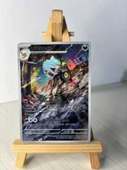 Umbreon Artwork Original Pokemon Card Holo Rainbow Effect (Watch Video) - Image 4