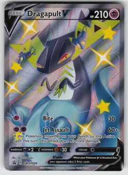 Dragapult V Promo SWSH: Sword & Shield Promo Cards SWSH096 Pokemon - Image 1