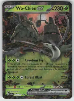 Wo-Chien ex Double Rare SV02: Paldea Evolved 027/193 Pokemon - Image 1