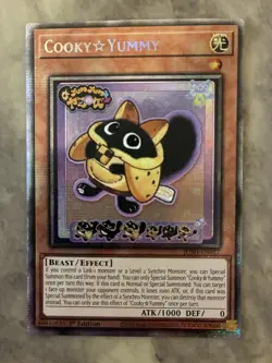 Yugioh! TCG - Cooky Yummy - Starlight Rare - Justice Hunters - JUSH-EN017 - 1st - Image 1