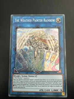 Yugioh! LP The Weather Painter Rainbow - SPWA-EN035 - Secret Rare - 1st Edition - Image 1