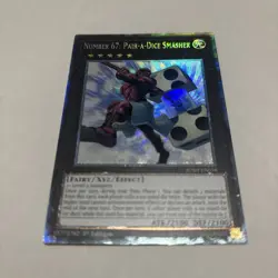 Number 67: Pair-A-Dice Smasher Collectors Rare Yugioh Card 1st Edition Mint - Image 1