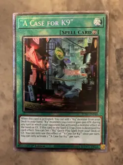 Yugioh! TCG - “A Case for K9" - Starlight Rare - Justice Hunters - JUSH-EN040 - Image 1