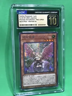 CGC Pristine 10 Familiar-Possessed Lyna (Alt Art) SR PAC1-JP033 YuGiOh JPN 2023 - Image 1