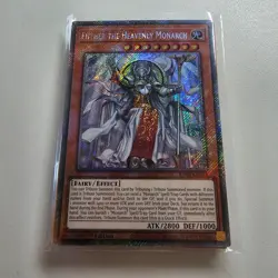 Ehther The Heavenly Monarch - RA04 - Platinum Secret Rare - Yugioh Euro NM - Image 1