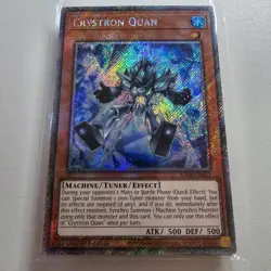 Crystron Quan - RA04 - Platinum Secret Rare - Yugioh Euro NM - Image 1