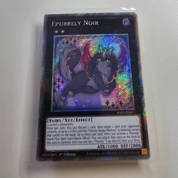 Epurrely Noir - RA04 - Platinum Secret Rare - Yugioh Euro NM - Image 1