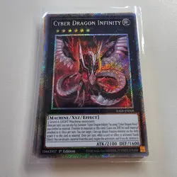 Cyber Dragon Infinity - RA04 - Platinum Secret Rare - Yugioh Euro NM - Image 1
