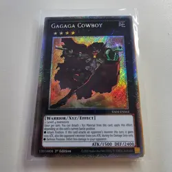 Gagaga Cowboy - RA04 - Platinum Secret Rare - Yugioh Euro NM - Image 1