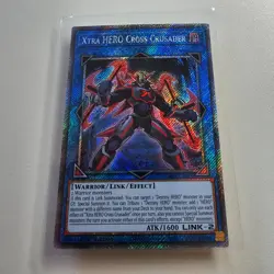 Xtra Hero Cross Crusader - RA04 - Platinum Secret Rare - Yugioh Euro NM - Image 1