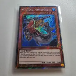 Mermail Abysspike - RA04 - Platinum Secret Rare - Yugioh Euro NM - Image 1
