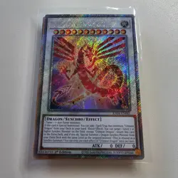 Crimson Dragon - RA04 - Platinum Secret Rare - Yugioh Euro NM - Image 1