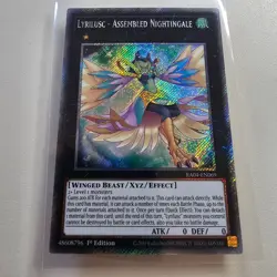 Lyrilusc Assembled Nightingale - RA04 - Platinum Secret Rare - Yugioh Euro NM - Image 1