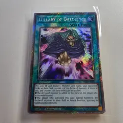 Lullaby of Obedience - RA04 - Platinum Secret Rare - Yugioh Euro NM - Image 1