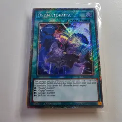 Onomatopaira - RA04 - Platinum Secret Rare - Yugioh Euro NM - Image 1