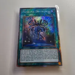 Meteonis Drytron - RA04 - Platinum Secret Rare - Yugioh Euro NM - Image 1