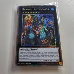 Mermail Abyssgaios - RA04 - Platinum Secret Rare - Yugioh Euro NM - Image 1