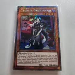 Chamber Dragonmaid - RA04 - Platinum Secret Rare - Yugioh Euro NM - Image 1