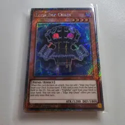 Edge Imp Chain - RA04 - Platinum Secret Rare - Yugioh Euro NM - Image 1