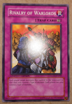 YUGIOH RIVALRY OF WARLORDS COMMON GLD1-EN043 LIMITED EDITION - Image 1