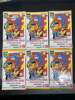 ENGLISH Digimon Card Game 2023 Illustration Competition Promotion Pack - Image 1