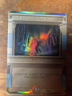 MTG Magic the Gathering Stifle Card Amonkhet Invocations Foil - Image 1