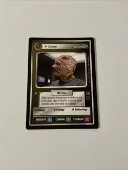 Star Trek CCG Personnel Vidiian Sinaren Black Boarder Card - Image 1
