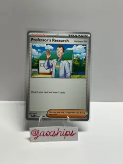 📘 Professor’s Research #123 - Prismatic Evolutions Base NM/M - Supporter Card - Image 1