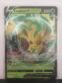 Leafeon V 007/203 Near Mint Condition Card Pokemon TCG! Read Description! - Image 1
