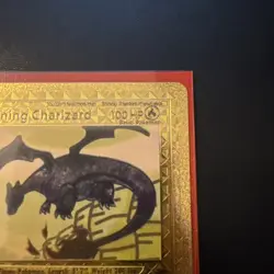 Shining Charizard 107/105 Gold Foil Fan Art Pokemon Card 1ST EDITION 1999 - Image 4