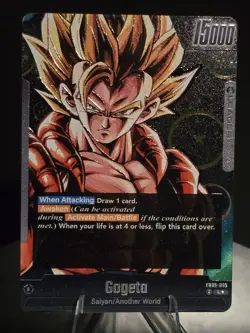 FB05-097 Gogeta Dragon Ball Super Fusion World Card Game Custom Alternate Leader - Image 1