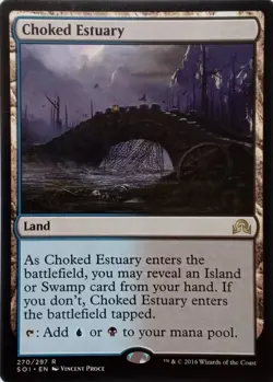 270/297 CHOKED ESTUARY RARE SHADOWS OVER INNISTRAD MTG CARD - Image 1