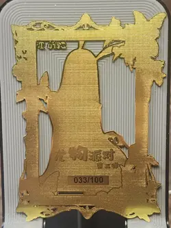 Zero Two Numbered 033/100 Metal Card Goddess Story Anime Waifu Spicy - Image 2