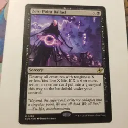NM Zero Point Ballad, MTG, Edge of Eternities, Magic the Gathering, 128 - Image 1