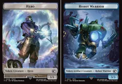 1x - HERO \ ROBOT WARRIOR TOKEN (08/12) - Final Fantasy - NM MTG - Image 1