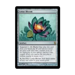 WOTC MtG Time Spiral Lotus Bloom (R) EX - Image 1