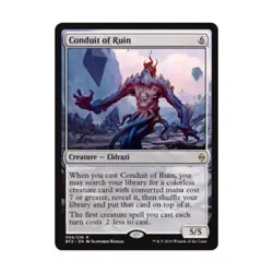 WOTC MTG Battle for Zendikar Conduit of Ruin (R) EX - Image 1