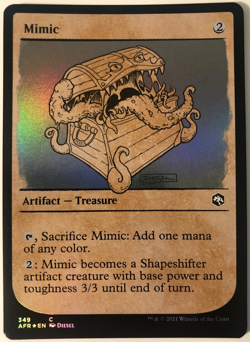 Mimic Foil (349) Showcase Adventures in the Forgotten Realms AFR MTG Magic - Image 2
