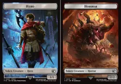 1x - HERO \ HORROR TOKEN (07/13) - Final Fantasy - NM MTG - Image 1