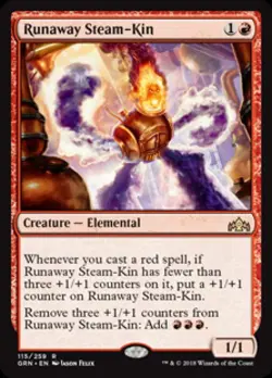 Runaway Steam-Kin - Light Play MTG Guilds of Ravnica - Image 1
