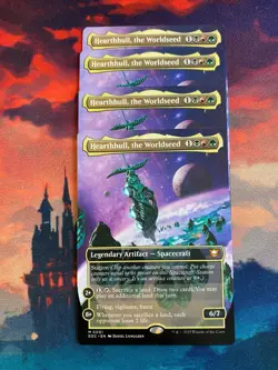 MTG Edge of Eternities Hearthhull the Worldseed Extended Art x 4 - Image 1