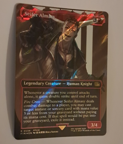 Seifer Almasy Borderless Surge FOIL NM/M FINAL FANTASY Magic the Gathering MTG - Image 1