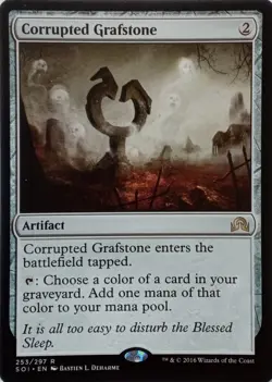 253/297 CORRUPTED GRAFSTONE RARE SHADOWS OVER INNISTRAD MTG CARD - Image 1
