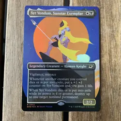 Mtg Edge of eternities foil full art syr vondam, sunstar exemplar Borderless - Image 1