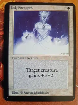 Mtg Alpha Holy Strength Off Center - Image 1