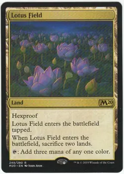 1x Lotus Field MTG M20 Magic 2020 Lightly Played - Image 1