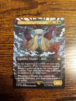 Jenova, Ancient Calamity, Borderless Art, Final Fantasy, MTG NM Non-Foil - Image 1