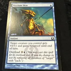Mizzium Skin MTG 2012 Blue Instant 45/274 Return To Ravnica Common Trading Card - Image 1