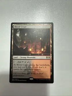 Blood Crypt - RNA -NM - MTG Shock Land- Ravnica Allegiance - Magic The Gathering - Image 1